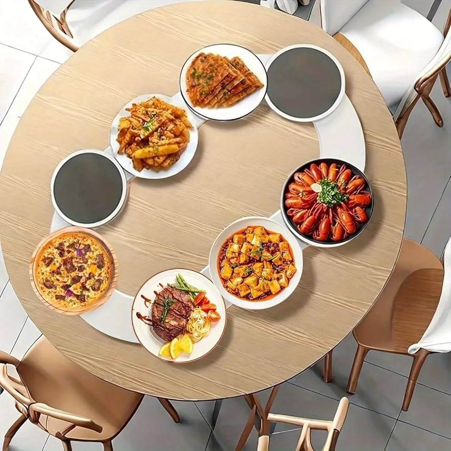 Expandable 360° Rotating Lazy Susan Tray