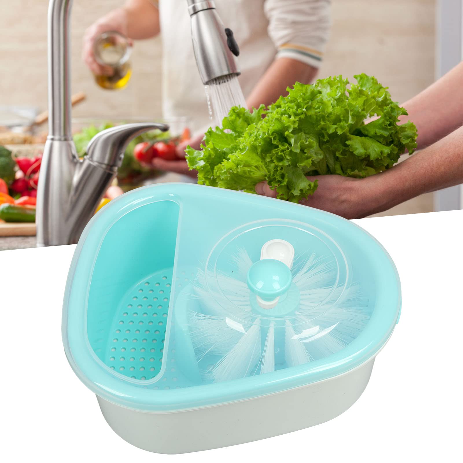 Fruit & Vegetable Cleaning Spinner Bowl