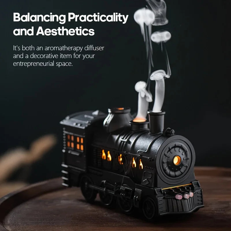 Mini Train Essential Oil Diffuser & Cool Mist Humidifier
