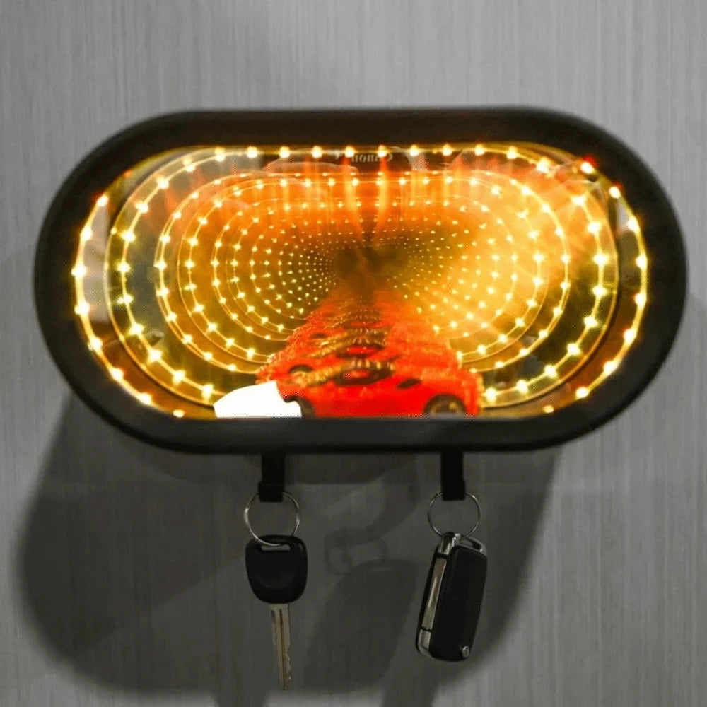 LED Garage Style Wall Key Holder
