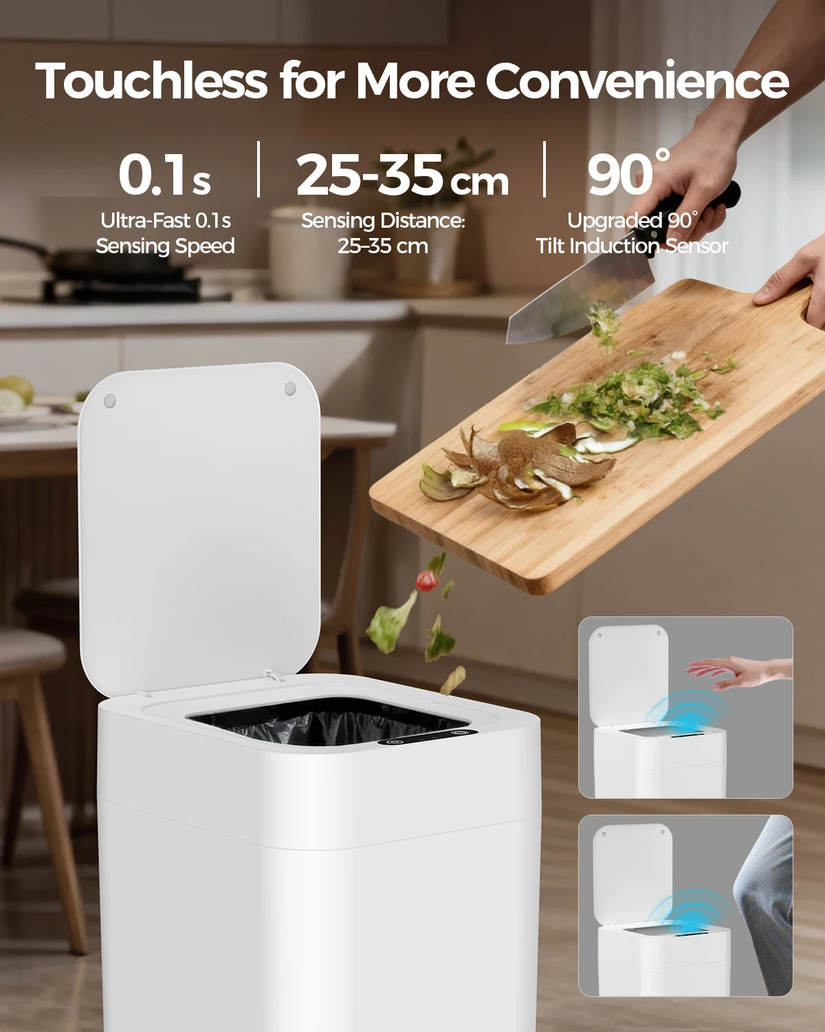 20L Automatic Touchless Smart Trash Can