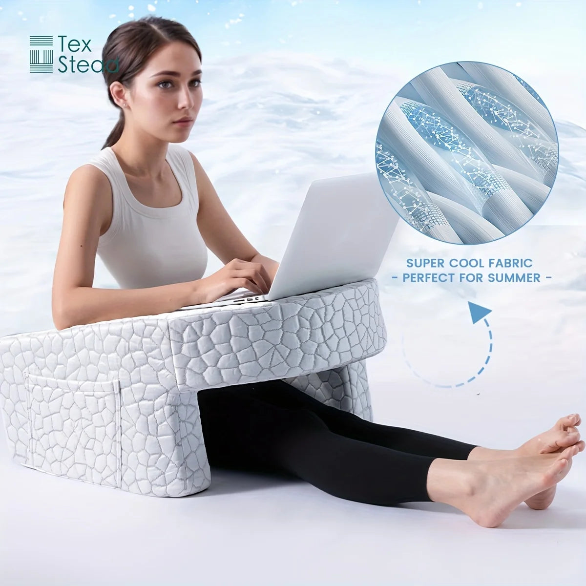 Memory Foam Reading Pillow with Arm Support