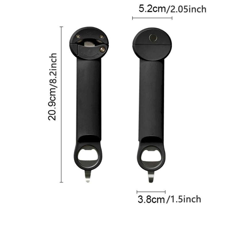 Adjustable Stainless Steel Jar & Bottle Opener