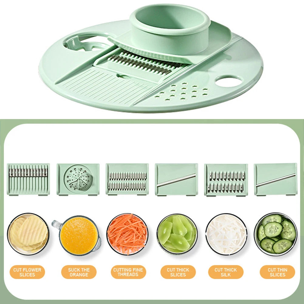 4-in-1 Salad Spinner & Vegetable Chopper Set