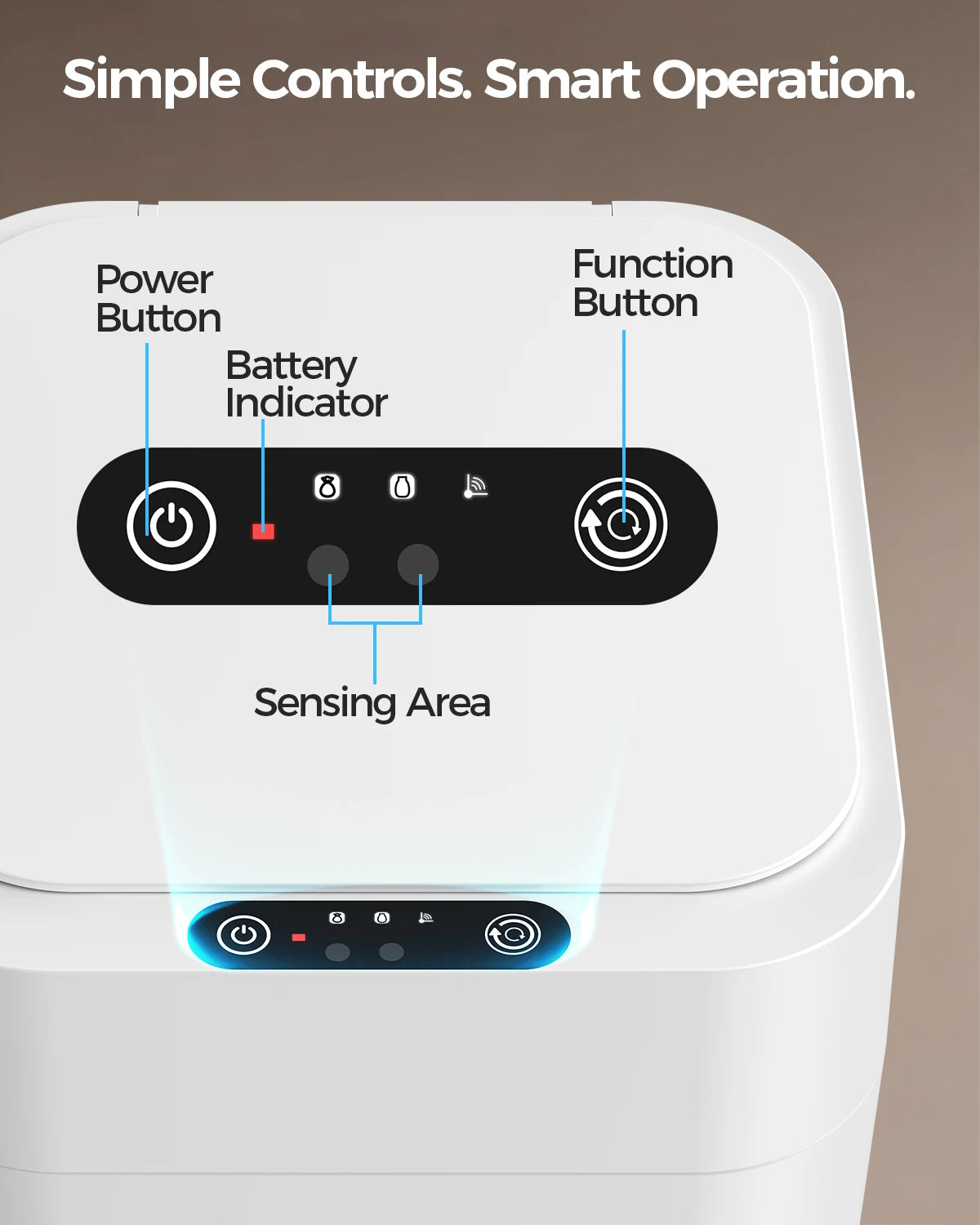 20L Automatic Touchless Smart Trash Can
