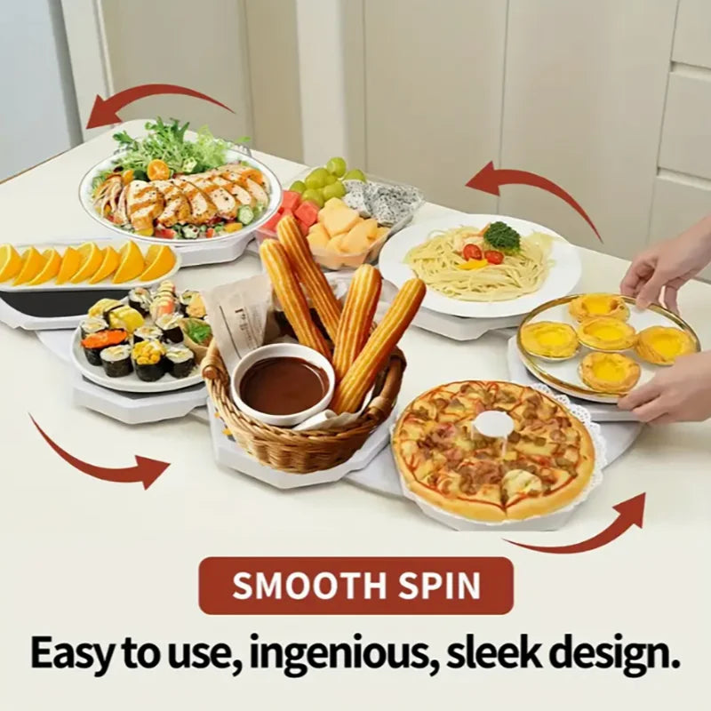 Expandable 360° Rotating Lazy Susan Tray
