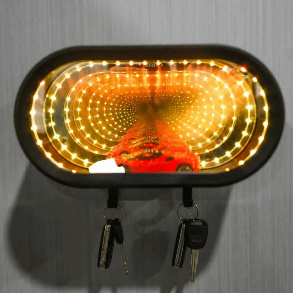 LED Garage Style Wall Key Holder