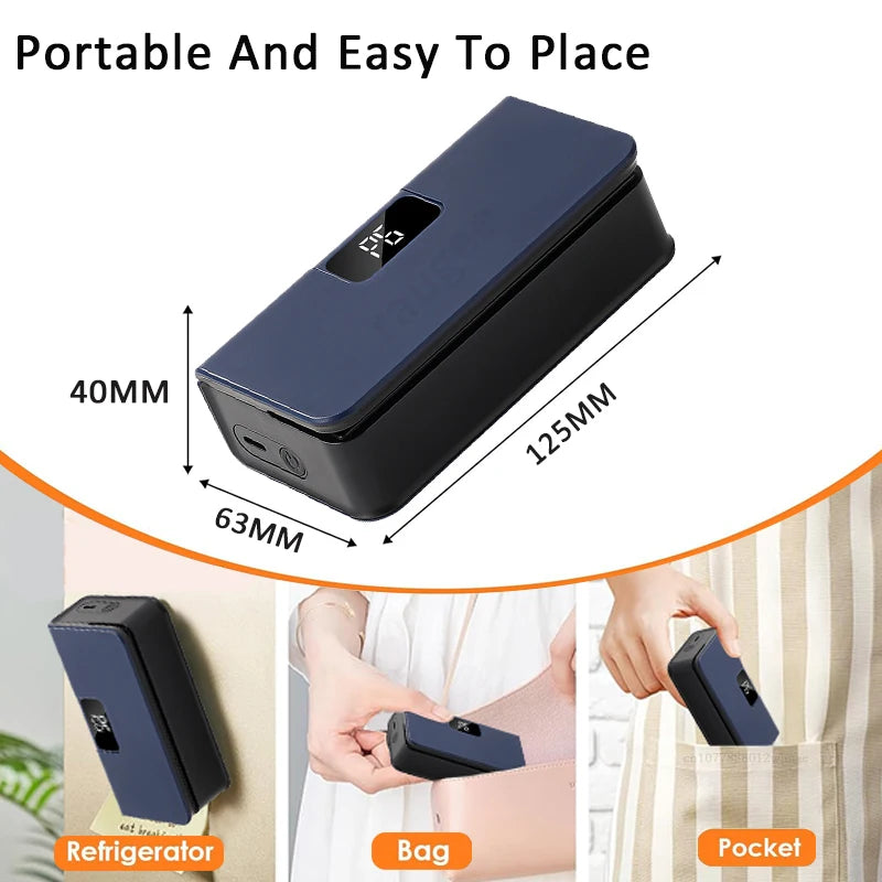 Rechargeable 2-in-1 Mini Bag Sealer & Cutter