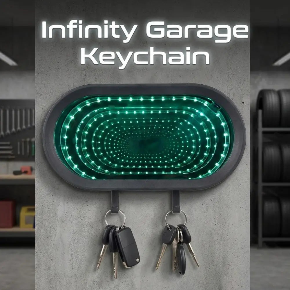 LED Garage Style Wall Key Holder