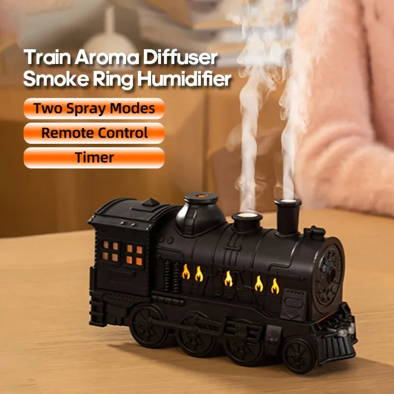 Mini Train Essential Oil Diffuser & Cool Mist Humidifier
