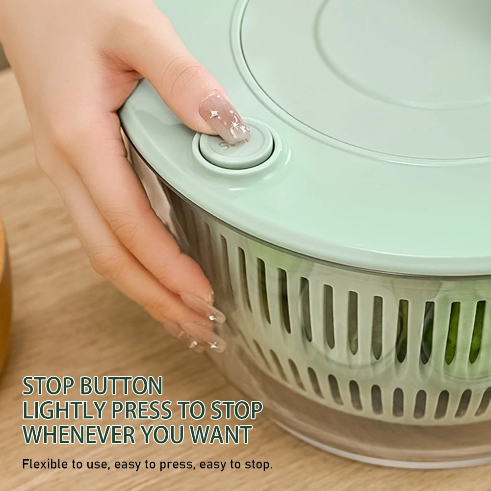 4-in-1 Salad Spinner & Vegetable Chopper Set