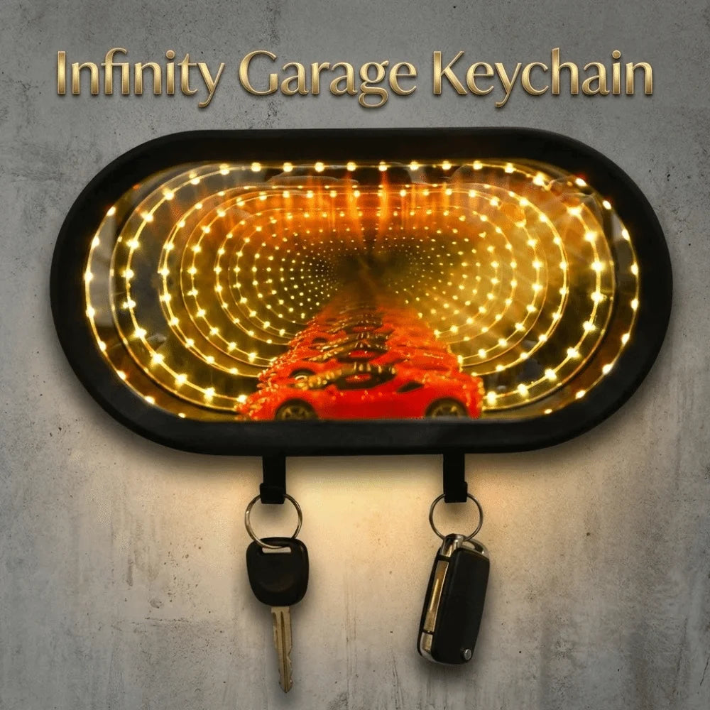 LED Garage Style Wall Key Holder